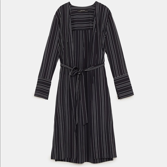 Zara long striped cardigan/jacket - Picture 3 of 6